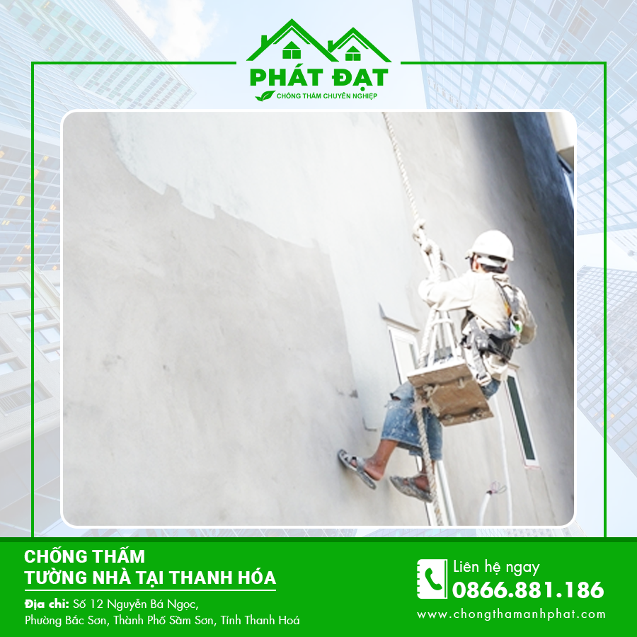 Chống thấm tường nhà tại Thanh Hóa uy tín chuyên nghiệp